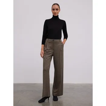 Dámské kalhoty BGN Beige/ Schwarz 6208100 36