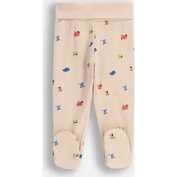 Kojenecké bavlněné dupačky Coccodrillo ZC5122901BBN béžová 08X, vel. 62