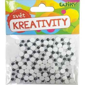kreativní sada Wiky Oči pohyblivé 7mm, 150ks