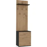 FALCO Předsíňová stěna Topaz Odstín: Antracit/dub artisan 240063164