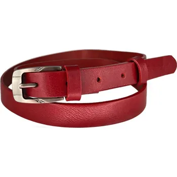 Opasek PENNY BELTS Kožený opasek 20-182-93 červený - 105 cm