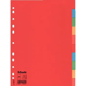 Barevný rozdružovač, 10 ks, 10 oddílů