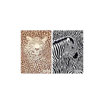 Blok Záznamní kniha Herlitz A5, čtvereček, Animal Print
