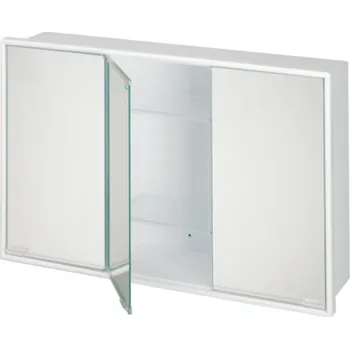 Madlo do koupelny Domus KL22 skříň zrcadlová bílá - AT Nové
