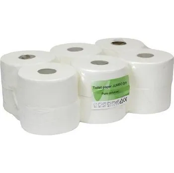 Toaletní papír Toaletní papír Thin 2vrstvý, 19 cm, 120 m, bílý, 12 rolí