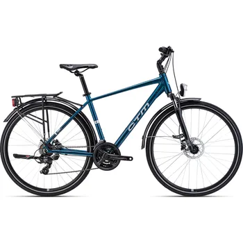 Jízdní kolo CTM TRANZ 1.0 trek modrá (175-185 cm) (Trekové kolo CTM TRANZ 1.0 trek matná modrá 19")