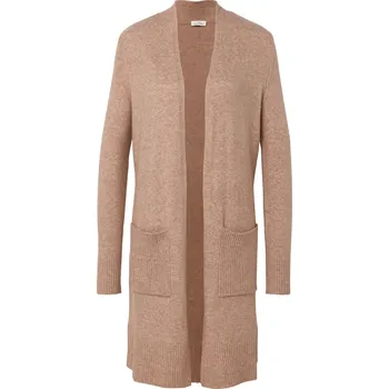Dámský svetr 725625 - Tchibo - Otevřený dlouhý kardigan - pro ženy - vel. XXL 52/54 - barva: béžová