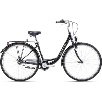 Jízdní kolo CTM RITA 2.0 černá (150-180 cm) (Městské kolo CTM RITA 2.0 matná černá 17" (430))