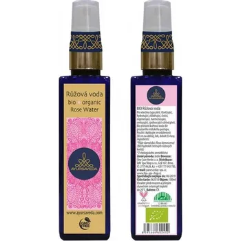 Tělový krém BIO Růžová voda - kosmetická, 100 ml, Ayursaveda