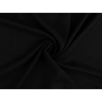 Viskózový popelín, střední, 8 (069) černá