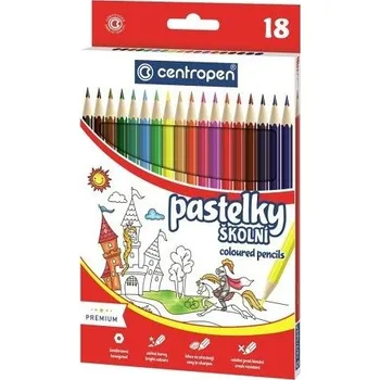 Kresba Pastelky školní 18 ks, Centropen