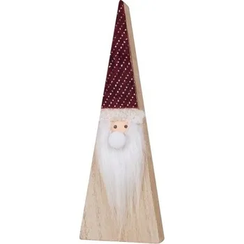 Vánoce Skřítek s LED nosem na postavení 7 x 20 cm