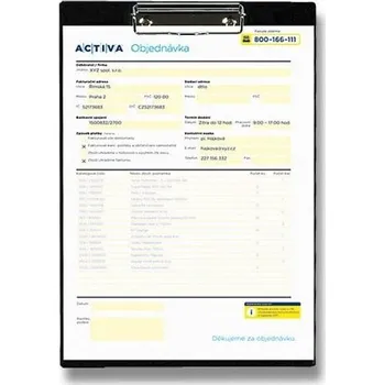 Psací podložka Titan černá