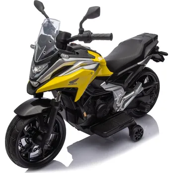 Dětské elektrovozidlo RKToys Dětská elektrická motorka Honda NC750X Žlutá