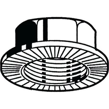 Matice Samosvorná šestihranná matice s nákružkem Ocel Pozinkované 10 M5