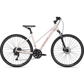 CTM BORA 1.0 béžová (165-180 cm) (Dámské trekové kolo CTM BORA 1.0 matná béžová L (18"))