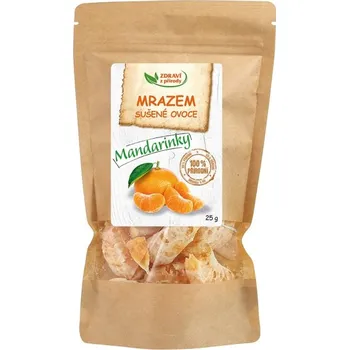 Sušené ovoce Zdraví z přírody s.r.o. Mandarinky mrazem sušené 25g IPJ NATUR 1369