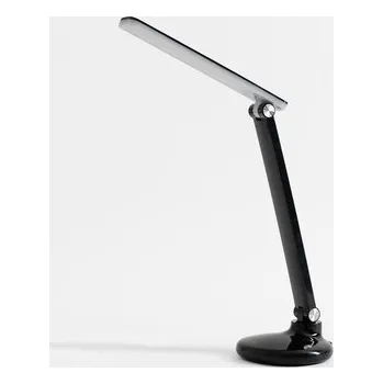 Lampička Černá stolní lampa LED 6W s USB nabíjením