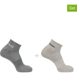 Ponožky SALOMON Grau/ Beige 6793526 39-41