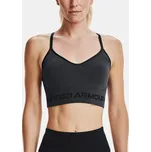 Dámská podprsenka UNDER ARMOUR UA SEAMLESS LOW LONG HTR BRA 1357232-012 Šedá M