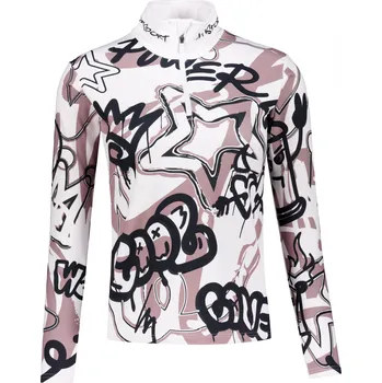 Dámská mikina Dámská funkční termo mikina premium ALTISPORT VOJ/ALW054TER03 BÍLOŠEDÁ XS