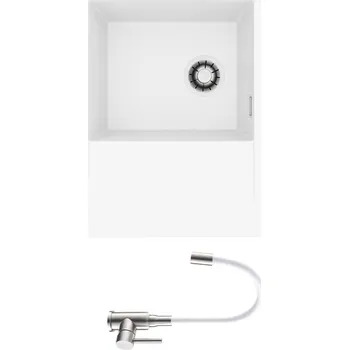 Granitový dřez ALVEUS SET PURE-G 50 A10 LEVÝ + BATERIE MINTAS/11 BRS