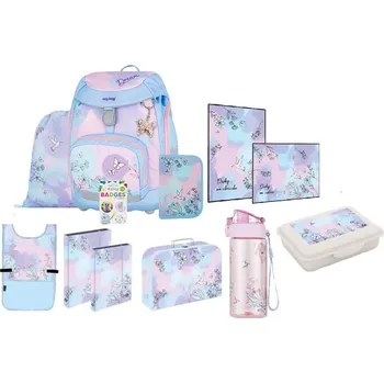 Školní batoh Oxybag Školní set 11ks OXY Sherpy Kolibřík batoh, sáček, penál a doplňky 0-24626/011