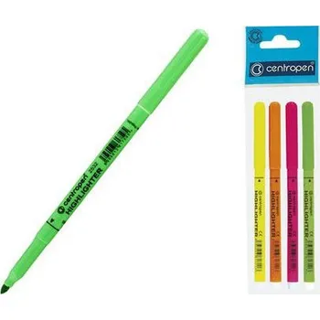 Zvýrazňovač Zvýrazňovač CENTROPEN 2532/4 sada