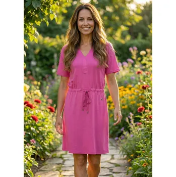 Dámské šaty Dámské šaty KIXMI PRISSY FUCHSIA L