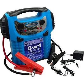 Kompresor Multifunkční nabíječka 5v1, jump startér, měnič napětí GEKO