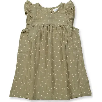 Dívčí šaty Sense Organics Khaki 9268086 128