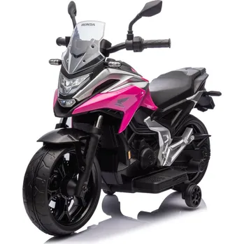 Dětské elektrovozidlo RKToys Dětská elektrická motorka Honda NC750X Růžová