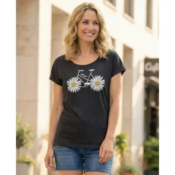 Dámské tričko Dámské triko ALTISPORT TEIRA LTSX901 ČERNÁ S