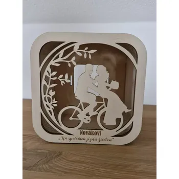 Pokladnička Pokladnička svatební "Na kole" (Pokladnička svatební "Na kole")