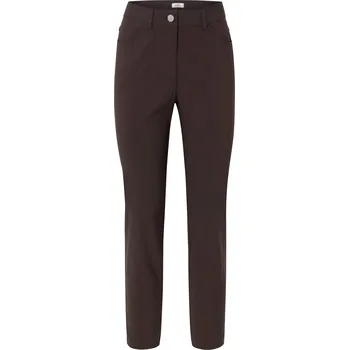 Dámské kalhoty 714563 - Tchibo - Bengalínové kalhoty - pro ženy - vel. 52 - barva: hnědá