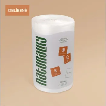 Utěrka Naturalky role, 25 x 30 cm, 200 ks