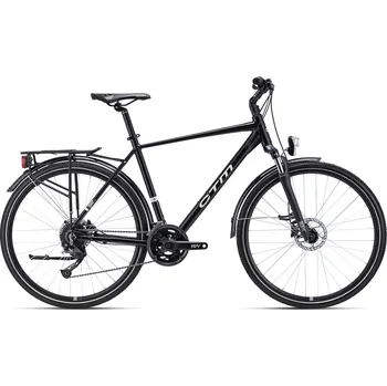 Jízdní kolo CTM TRANZ 2.0 trek černá (160-175 cm) (Trekové kolo CTM TRANZ 2.0 trek matná černá 17")