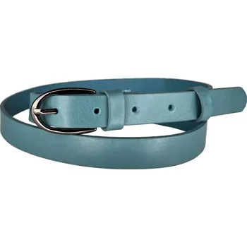 Opasek PENNY BELTS Kožený opasek 20-205-57 modrý - 90 cm
