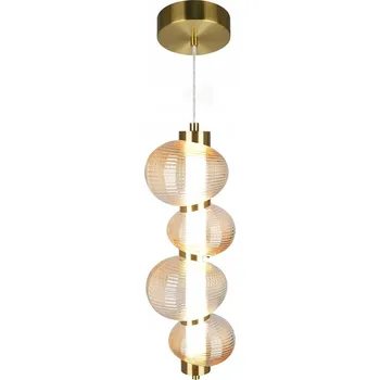 Milagro Závěsné svítidlo BOLLA GOLD 17W LED Závěsná lampa 1 ks