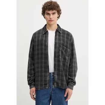 Pánská košile Bavlněná košile Won Hundred 3704.13059 černá 99X, vel. XL