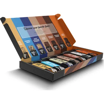 XXL Nutrition NJoy Protein bar Darkový set 7x55g