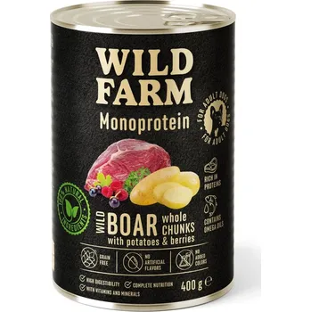 Krmivo pro psa WILD FARM Monoprotein Divočák 400g Hypoalergenní krmivo pro psy