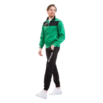 tepláková souprava givova Visa zelená/černá 1310 XS