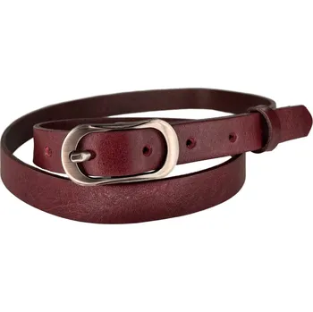 Opasek PENNY BELTS Kožený opasek 20-185-95 bordó - 105 cm
