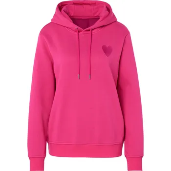 Pánská móda 725622 - Tchibo - Mikina s kapucí a výšivkou - pro ženy - vel. XXL 52/54 - barva: růžová