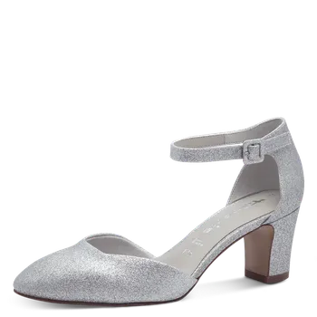 Dámská obuv DÁMSKÉ LODIČKY TAMARIS 1-24432-41 919 STŘÍBRNÁ Barva: STŘÍBRNÁ, Velikost: 37