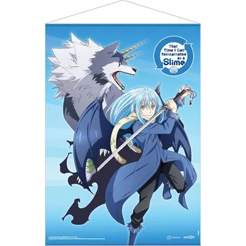 Plakát WallScroll - That Time I Got Reincarnated as a Slime Rimuru & Ranga 50 x 70 cm