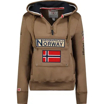 Oblečení a móda Mikina Geographical Norway Braun 1827458 S