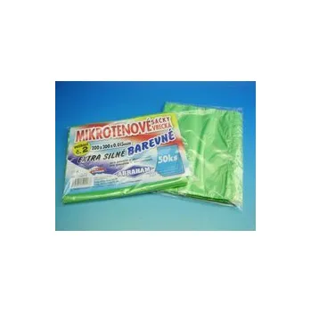 Sáček na potraviny Sáček mikroten 20x30cm pro domácnost zelený 50ks