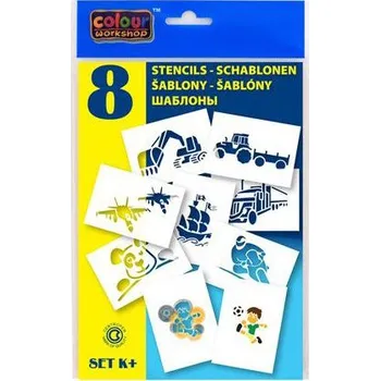 Šablony na foukací fixy CENTROPEN set K+